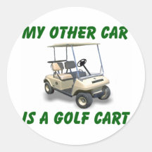 My other car round sticker