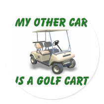 My other car round sticker