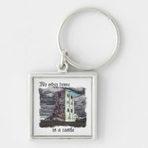 My other home is a castle keychain