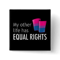 My Other Life Bi Dark Button buttons