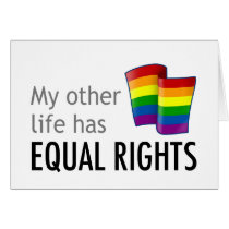 My Other Life Rainbow Light Card cards
