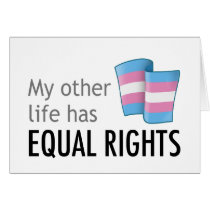 My Other Life Trans Light Card cards