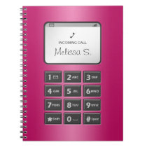 My Other Phone - Fuchsia Notebook