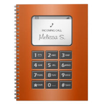 My Other Phone - Orange Notebook