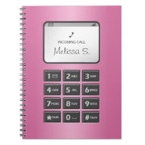 My Other Phone - Pink Notebook
