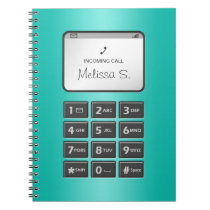My Other Phone - Turquoise Notebook