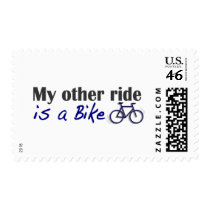 My Other Ride Is A Bike Stamps