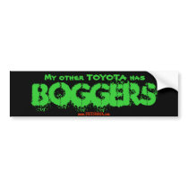 My other TOYOTA has, BOGGERS, www.FATTSHACK.com bumper stickers by Nastyehrlund My other TOYOTA has, BOGGERS, www.FATTSHACK.com bumper stickers
