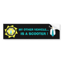 MY OTHER VEHICLE IS A SCOOTER... bumper stickers