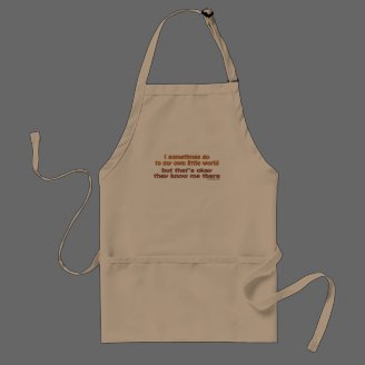 My Own Little World Aprons