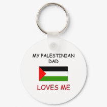 My PALESTINIAN DAD Loves Me keychains