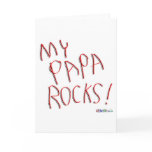 My Papa Rocks! Greeting Card