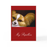 MY PAPILLON DOG HOLIDAY & CUSTOMIZE Card MY PAPILLON DOG HOLIDAY & CUSTOMIZE Card