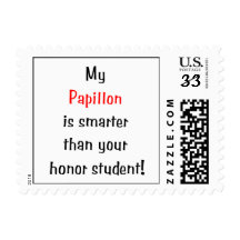 My Papillon is smarter... Postage