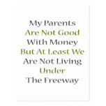 My Parents Are Not Good With Money But At Least We Post Cards