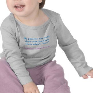 "My parents can"... FFF Infant shirt