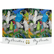 My Parrots Avery Binder