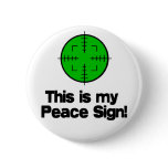 My Peace Sign! Pinback Buttons