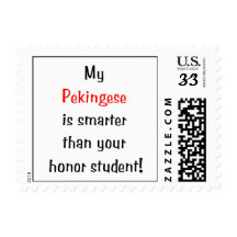 My Pekingese is smarter... Stamp
