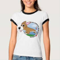 My Pembroke Welsh Corgi Loves Agility Ladies t-shirts by MenagerieMayhem My Pembroke Welsh Corgi Loves Agility Ladies t-shirts