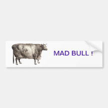 My Pet Bovine (Bull or Cow) Bumper Sticker