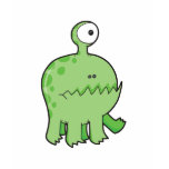 my pet cyclops monster green t-shirts
