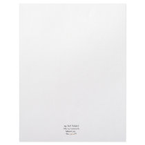 My pet rabbit ate my homework. See proof? Personalized Letterhead