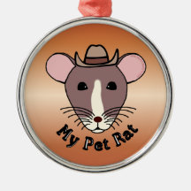My Pet Rat (Cowboy) Ornaments