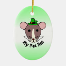 My Pet Rat (Irish) Ornaments