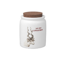 MY PET SPIRAL RAM CANDY JARS