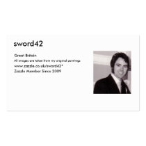 MY PHOTO, sword42, Great Britain, From my original business cards
