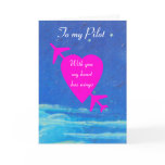 airplane, plane, pilot, valentine, sky, heart,