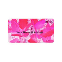 My Pink Garden labels