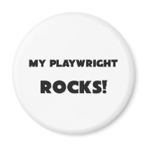 MY Playwright ROCKS! magnets
