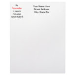 My Pomeranian is smarter... letterhead