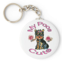 My Poos Cute Keychain