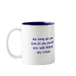 My Pouch, My Rules! mugs