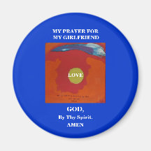 MY PRAYER FOR MY GIRLFRIEND REFRIGERATOR MAGNETS
