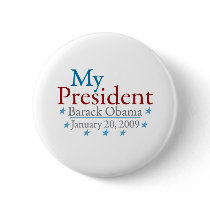 My President (Barack Obama) buttons