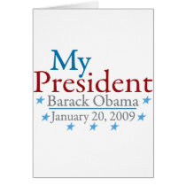My President (Barack Obama) Card