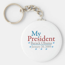 My President (Barack Obama) Keychains