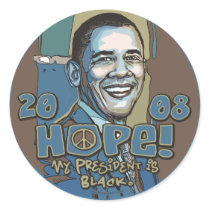 My President is Black Obama Sticker