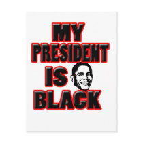 My President Is Black postcards