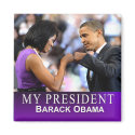 My President Magnet (fist bump) by thebarackspot My President Magnet (fist bump)