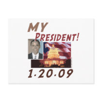 MY President Obama Products postcards