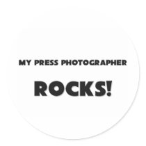 MY Press Photographer ROCKS! stickers