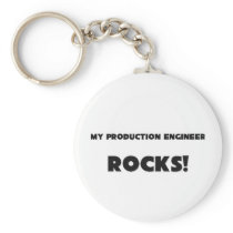 MY Production Engineer ROCKS! Key Chains