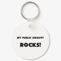 MY Public Analyst ROCKS! keychains by professions MY Public Analyst ROCKS! keychains