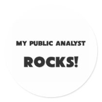 MY Public Analyst ROCKS! stickers