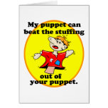 MY PUPPET CAN BEAT YOUR PUPPET cards